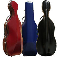 Fiberglass Cello Case with Wheels