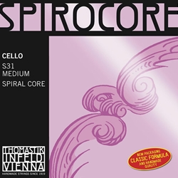 Spirocore Cello A String - Chrome