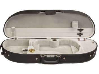 Bobelock 1047 Woodshell Half-Moon Violin Case